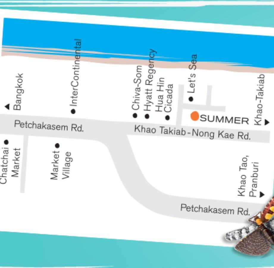 Summer Huahin712,Side Sea View,Near Beach&Cicada,Beautiful Swimming Pool Exterior photo